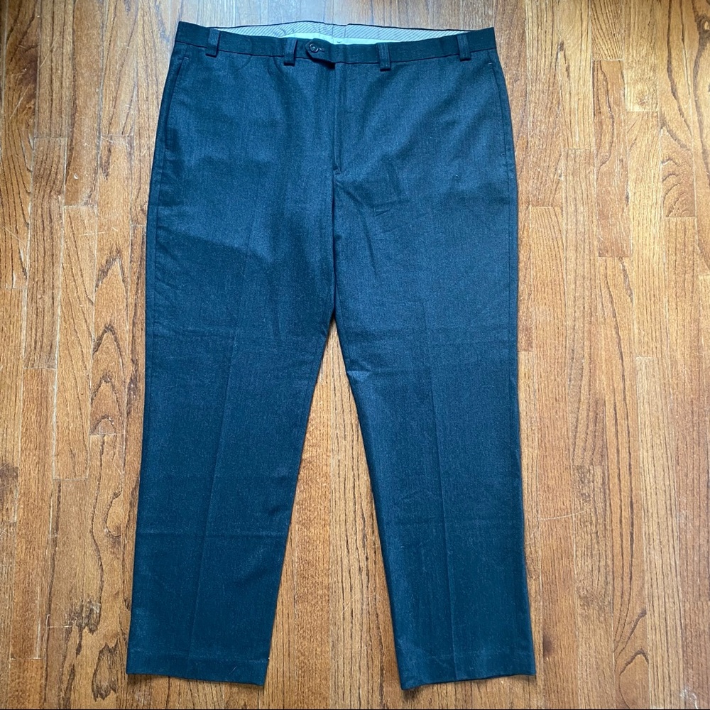 Lauren Ralph Lauren Dress Pants Mens Size 44 Wool Charcoal Grey Trousers - Picture 13 of 14